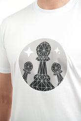 Amico Tri Pawn Crest Tee White